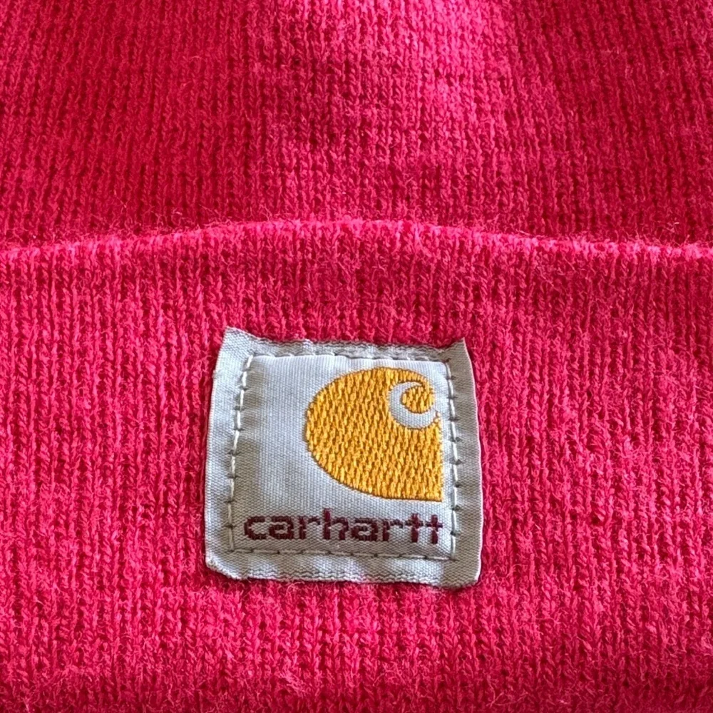 Gently Loved Carhartt Kids Bright Pink Knit Hat